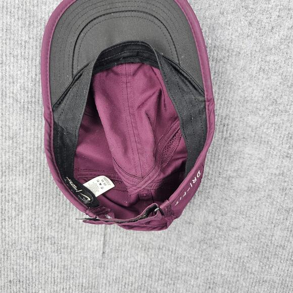 Nike Featherlight Hat Cap Strap Back Purple Maroon DRI-FIT Running Mesh Athletic - Picture 4 of 6